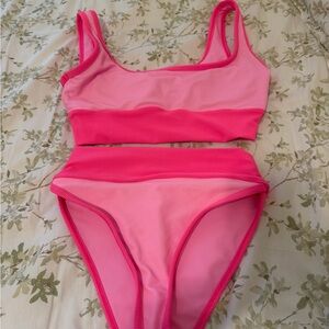 LainSnow Barbie Pink Bikini